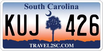SC license plate KUJ426