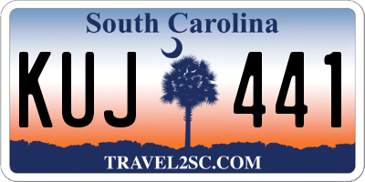 SC license plate KUJ441