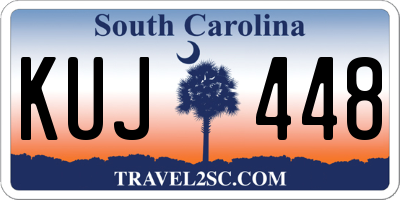 SC license plate KUJ448