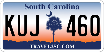 SC license plate KUJ460