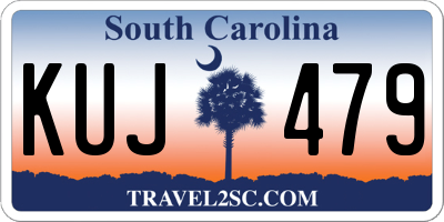 SC license plate KUJ479