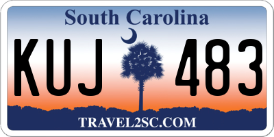 SC license plate KUJ483