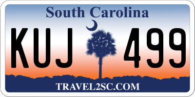 SC license plate KUJ499