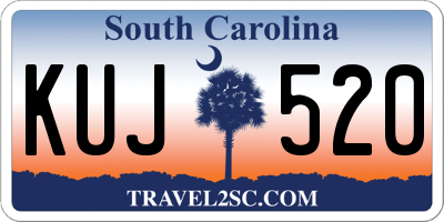 SC license plate KUJ520