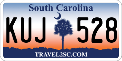 SC license plate KUJ528