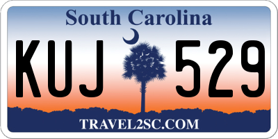 SC license plate KUJ529