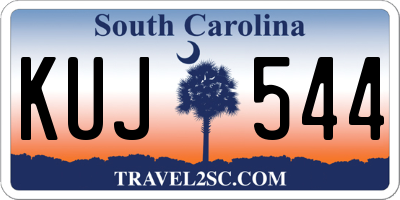 SC license plate KUJ544