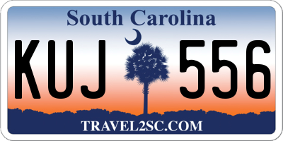 SC license plate KUJ556