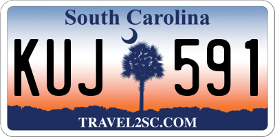 SC license plate KUJ591