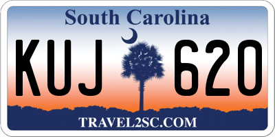 SC license plate KUJ620