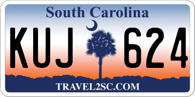 SC license plate KUJ624