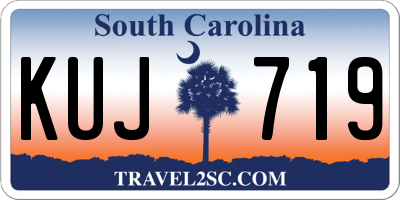 SC license plate KUJ719