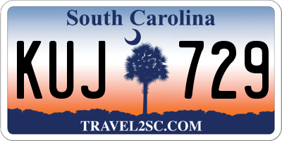 SC license plate KUJ729