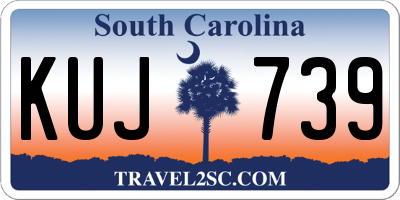 SC license plate KUJ739