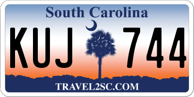 SC license plate KUJ744