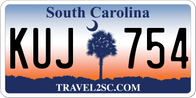 SC license plate KUJ754