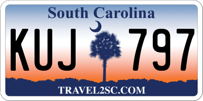 SC license plate KUJ797