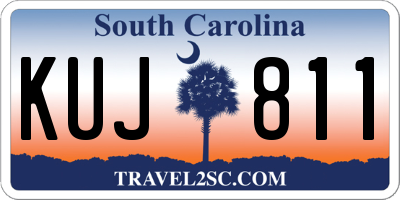 SC license plate KUJ811