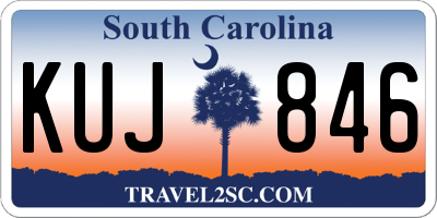 SC license plate KUJ846