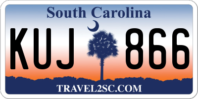 SC license plate KUJ866