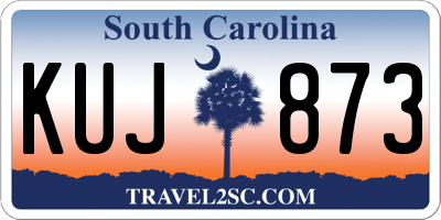SC license plate KUJ873