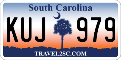 SC license plate KUJ979