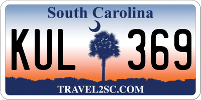 SC license plate KUL369