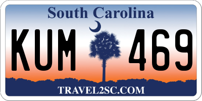 SC license plate KUM469
