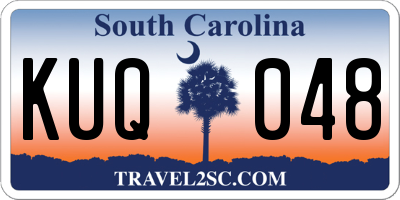 SC license plate KUQ048