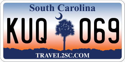 SC license plate KUQ069