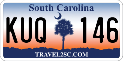 SC license plate KUQ146