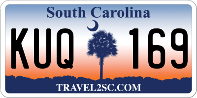 SC license plate KUQ169