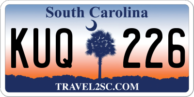 SC license plate KUQ226