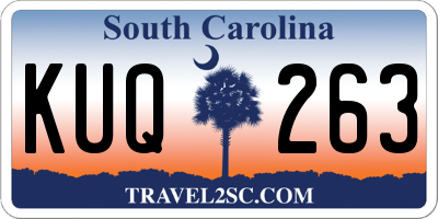 SC license plate KUQ263