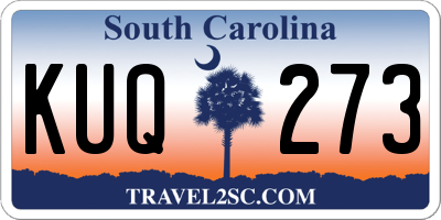 SC license plate KUQ273