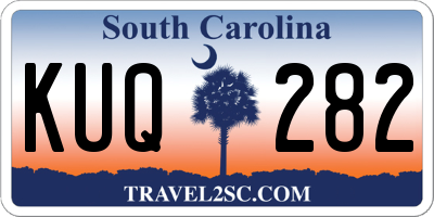 SC license plate KUQ282