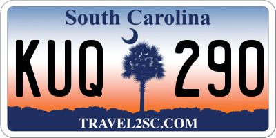 SC license plate KUQ290