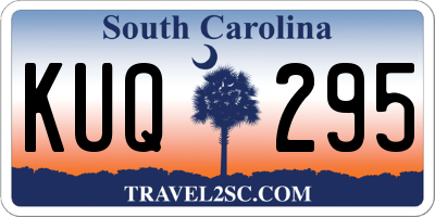 SC license plate KUQ295