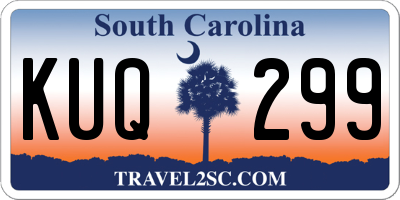 SC license plate KUQ299