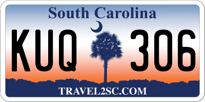 SC license plate KUQ306