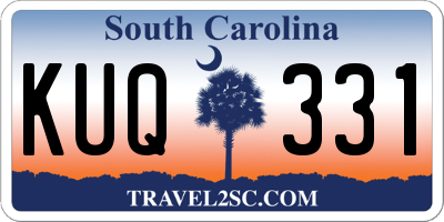 SC license plate KUQ331