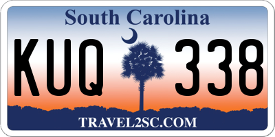 SC license plate KUQ338