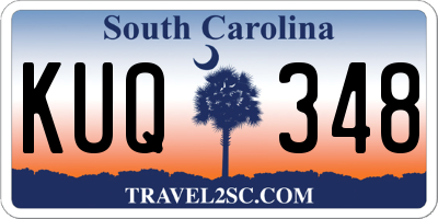 SC license plate KUQ348