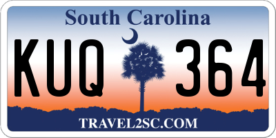 SC license plate KUQ364