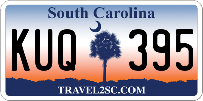 SC license plate KUQ395