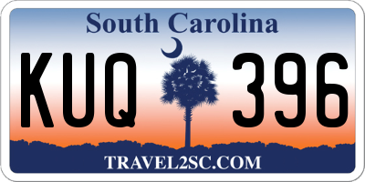 SC license plate KUQ396