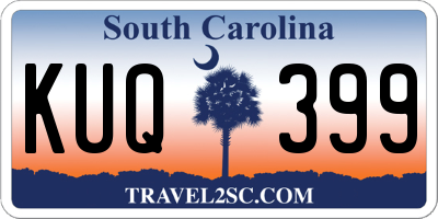 SC license plate KUQ399