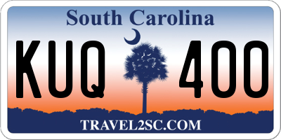 SC license plate KUQ400