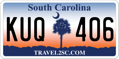 SC license plate KUQ406