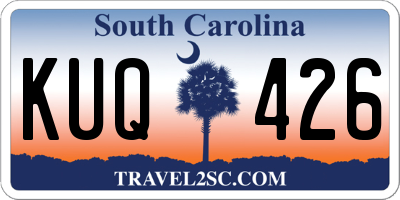 SC license plate KUQ426